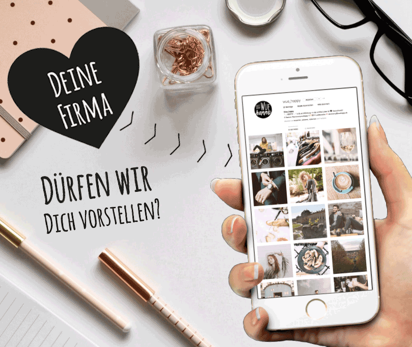 WUE_Happy, Social Media, Modern Marketing, Handy, Instagram, Influencer, Blogger, Würzburg, Lokalwerbung